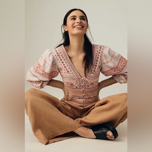 NWT Anthropologie Conditions Apply Top - Picture 1 of 5